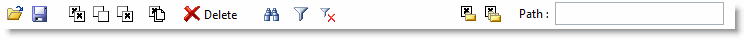 Disk Recon duplicate files toolbar buttons