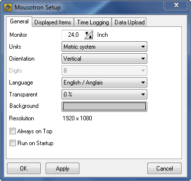 Mousotron General Setup