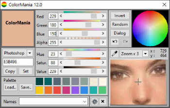 Color Picker Software : ACA Color Picker, Free download - ACASystems