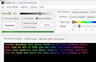 Texefex screenshot