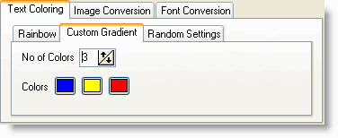 Texefex Custom Gradients panel