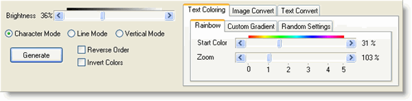 Texefex control panel