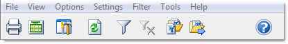 X-Fonter toolbar with font management icons